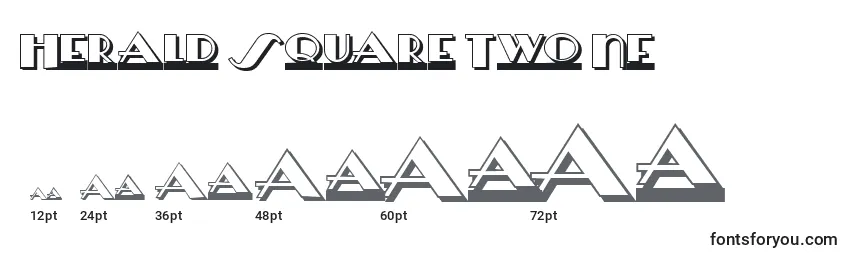 sizes of herald square two nf font, herald square two nf sizes